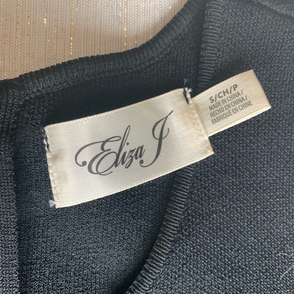 Eliza J | Black Cold Shoulder Dress - Picture 6 of 8